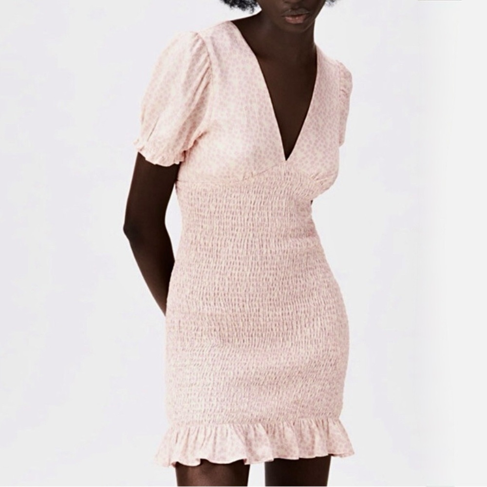 Pink Zara dress